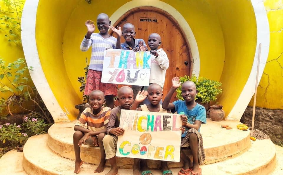 The kids at BetterMe Kenya sent a sweet thank you card